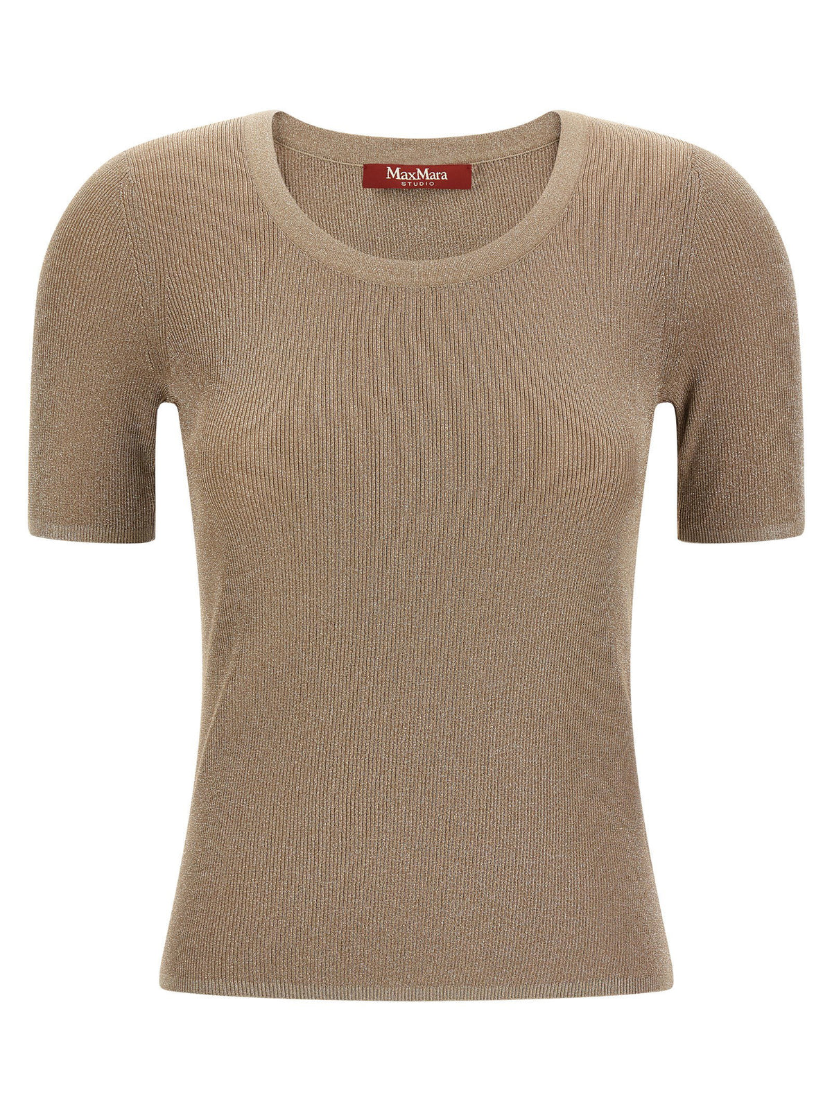 Max Mara Studio Mstsequoia T-shirt Beige