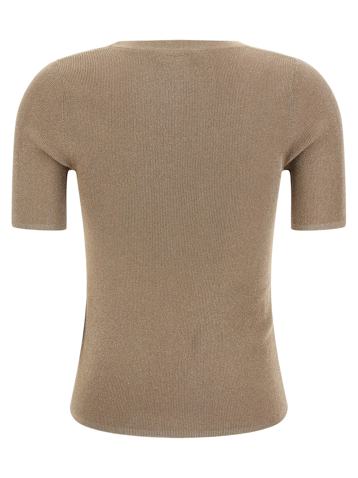 Max Mara Studio Mstsequoia T-shirt Beige