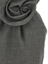 Magda Butrym 3d Flower Dress Gray