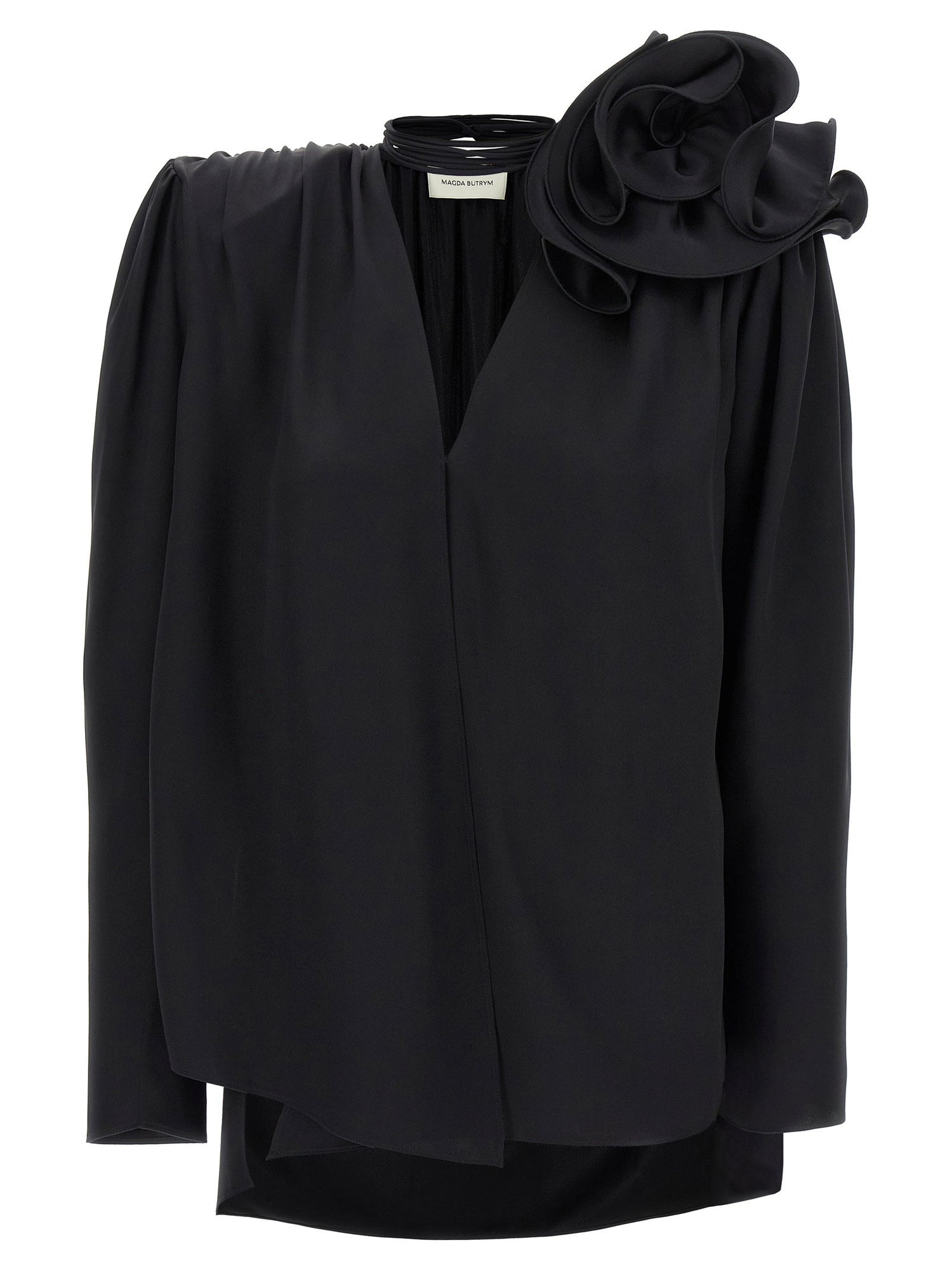 Magda Butrym Pf23 03 Blouse Black