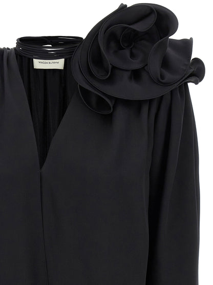 Magda Butrym Pf23 03 Blouse Black