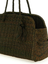 Jacquemus Le Turismo Raphia Shopping Bag Green