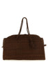 Jacquemus Le Grand Turismo Raphia Shopping Bag Brown