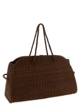 Jacquemus Le Grand Turismo Raphia Shopping Bag Brown