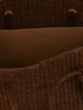 Jacquemus Le Grand Turismo Raphia Shopping Bag Brown