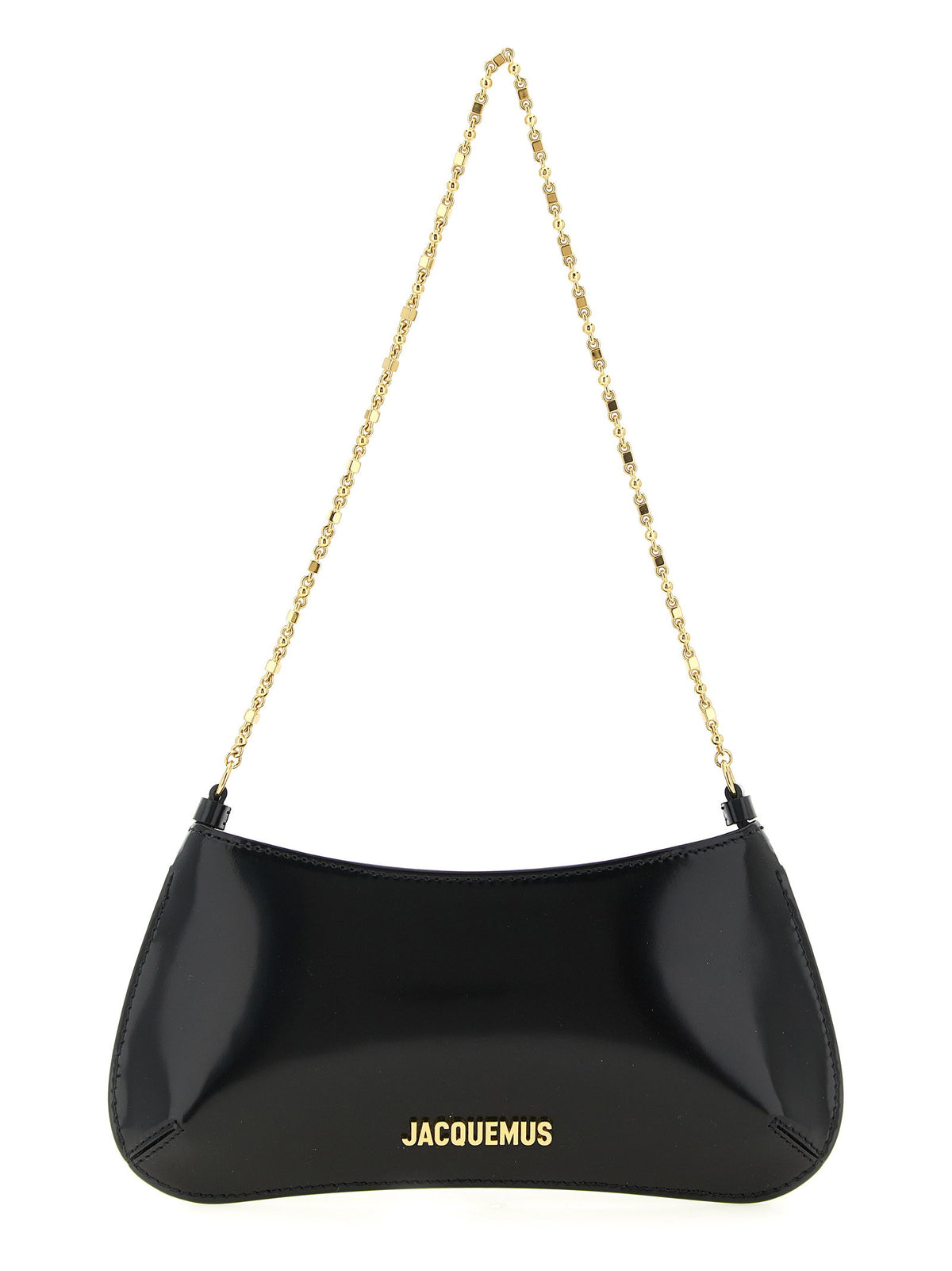 Jacquemus Le Petit Bisou Chaîne Shoulder Bag Black  