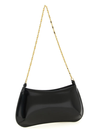 Jacquemus Le Petit Bisou Chaîne Shoulder Bag Black  