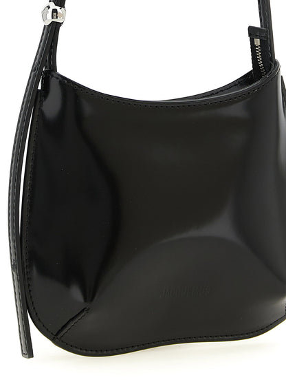 Jacquemus Le Petit Bisou Shoulder Bag Black