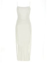 Jacquemus La Robe Maille Plumetis Dress White