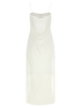 Jacquemus La Robe Maille Plumetis Dress White