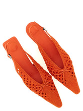 Jacquemus Les Slingbacks Cubisto B Slingback Orange