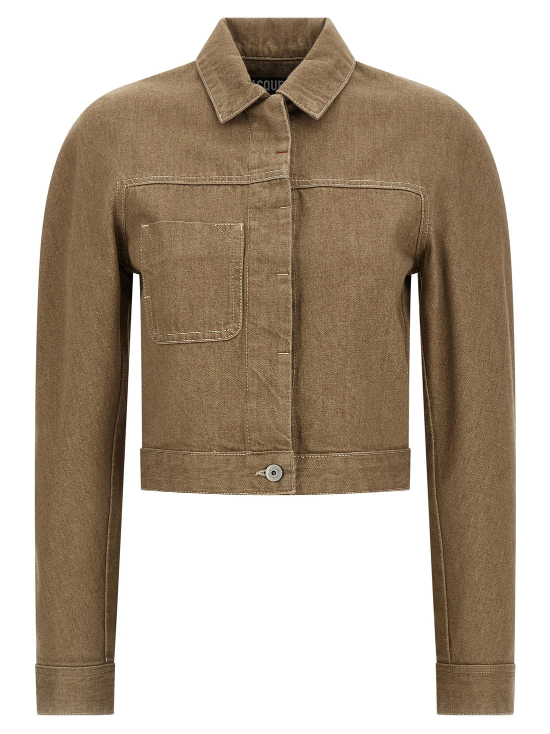 Jacquemus La Veste Ovalo Cargo Jacket Beige