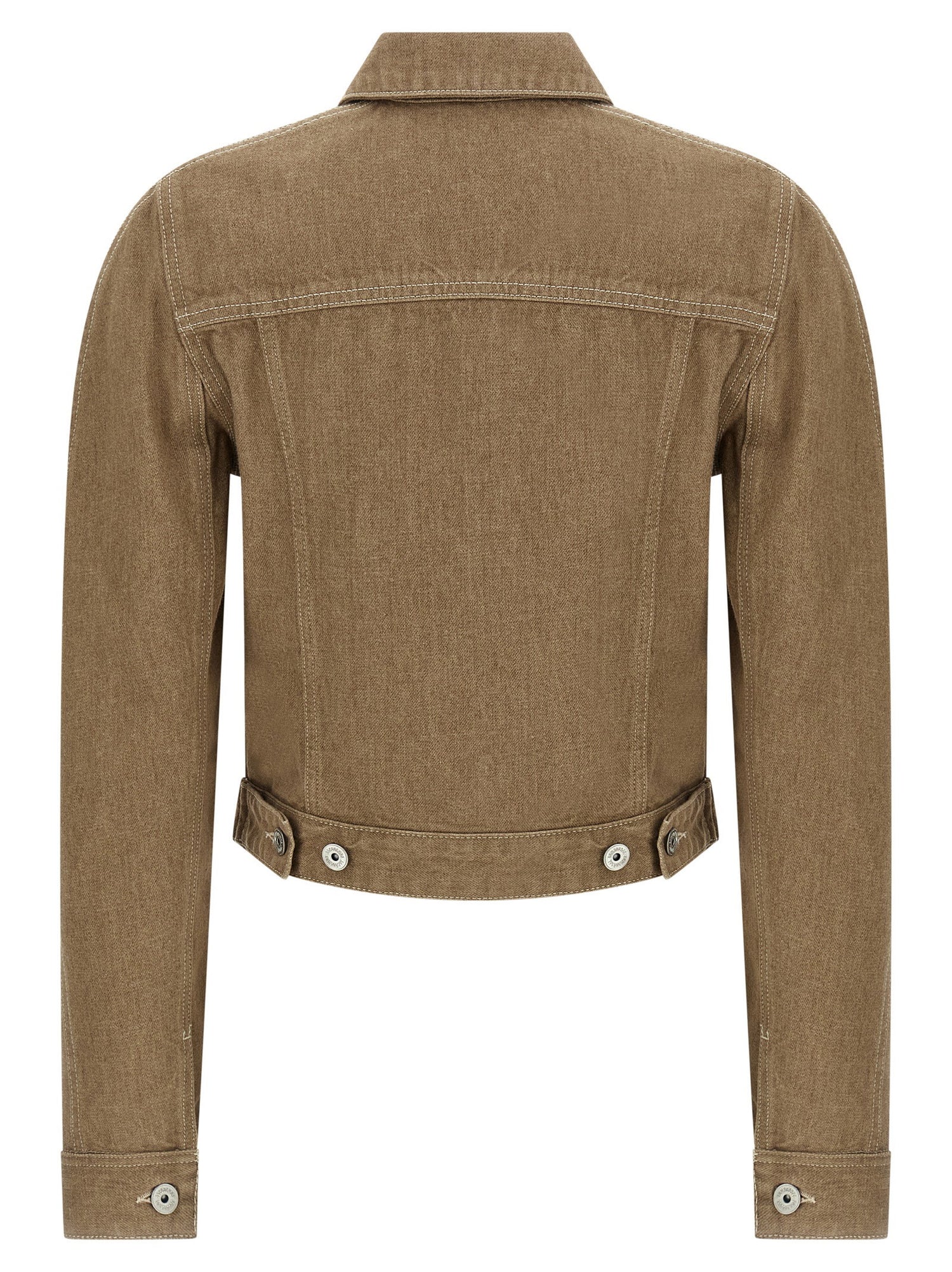 Jacquemus La Veste Ovalo Cargo Jacket Beige
