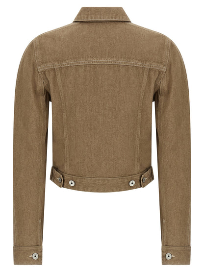 Jacquemus La Veste Ovalo Cargo Jacket Beige