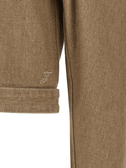 Jacquemus La Veste Ovalo Cargo Jacket Beige