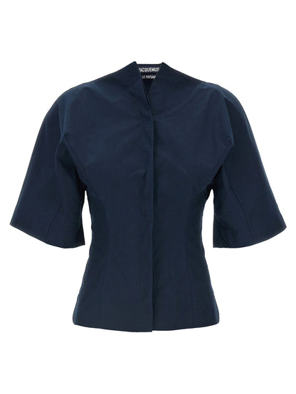 Jacquemus La Chemise Moisson Shirt Blue