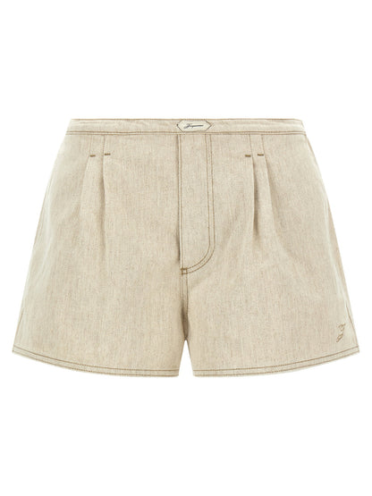 Jacquemus Le Short De-nimes Amelo Shorts Beige