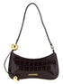Jacquemus Le Bisou Perle Shoulder Bag Bordeaux