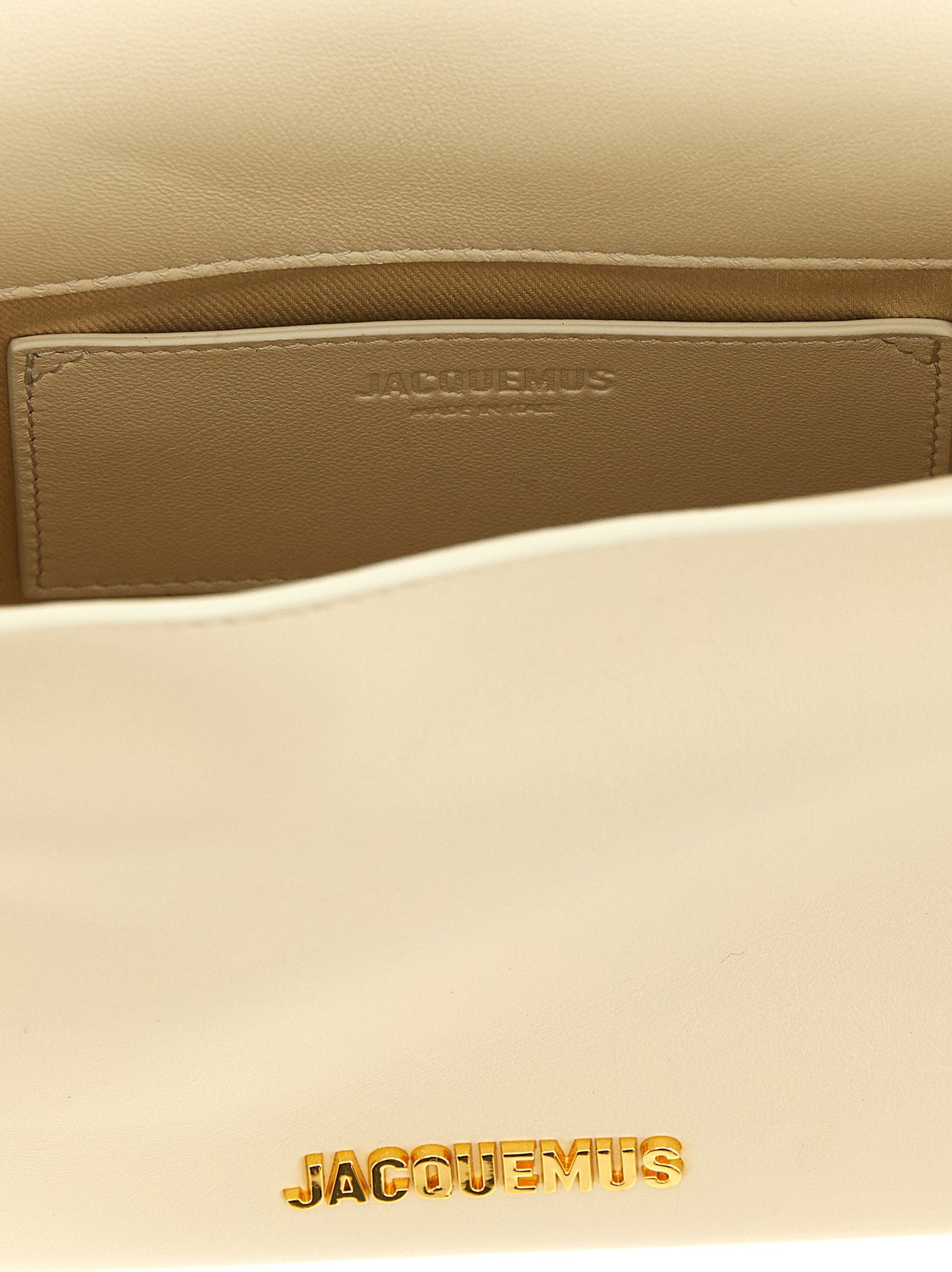 Jacquemus Le Sac Rond Carré Clutch White