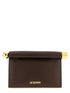 Jacquemus Le Sac Rond Carré Clutch Brown
