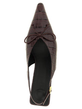 Jacquemus Les Slingbacks Cubisto B Slingback Bordeaux