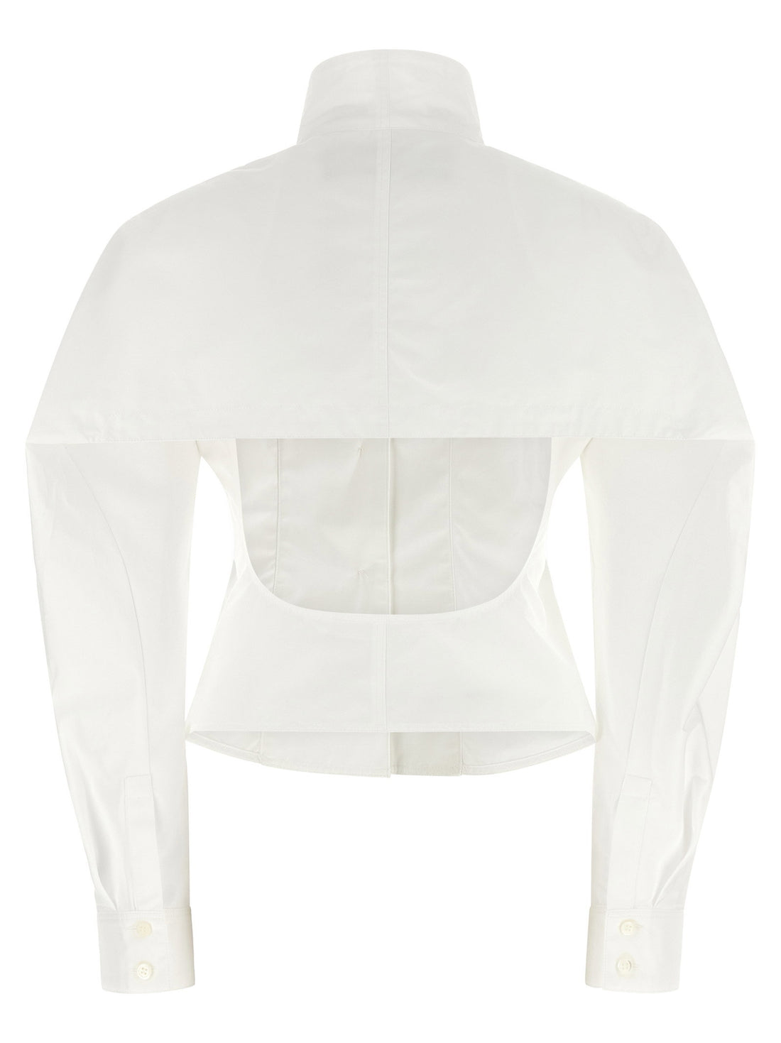 Jacquemus La Chemise Tulipe Shirt White