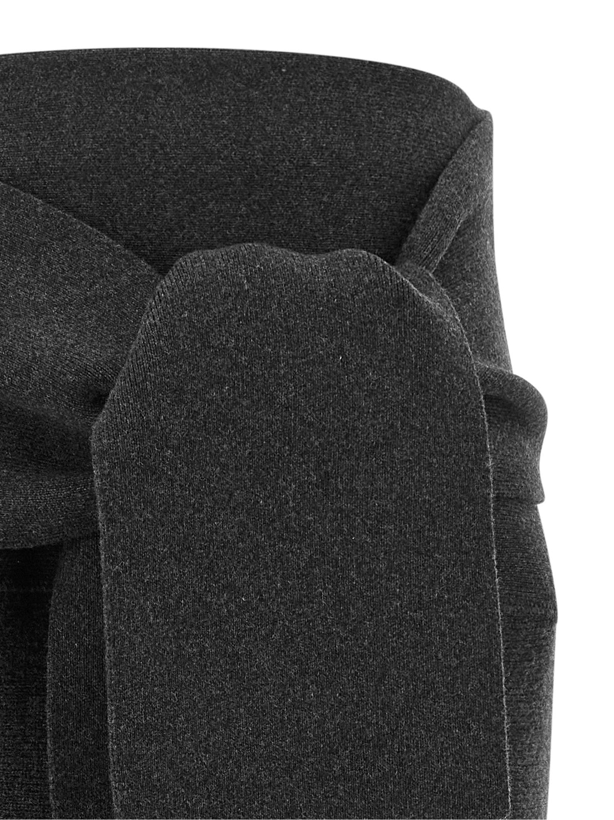 Jacquemus La Jupe Fiocco Skirt Gray