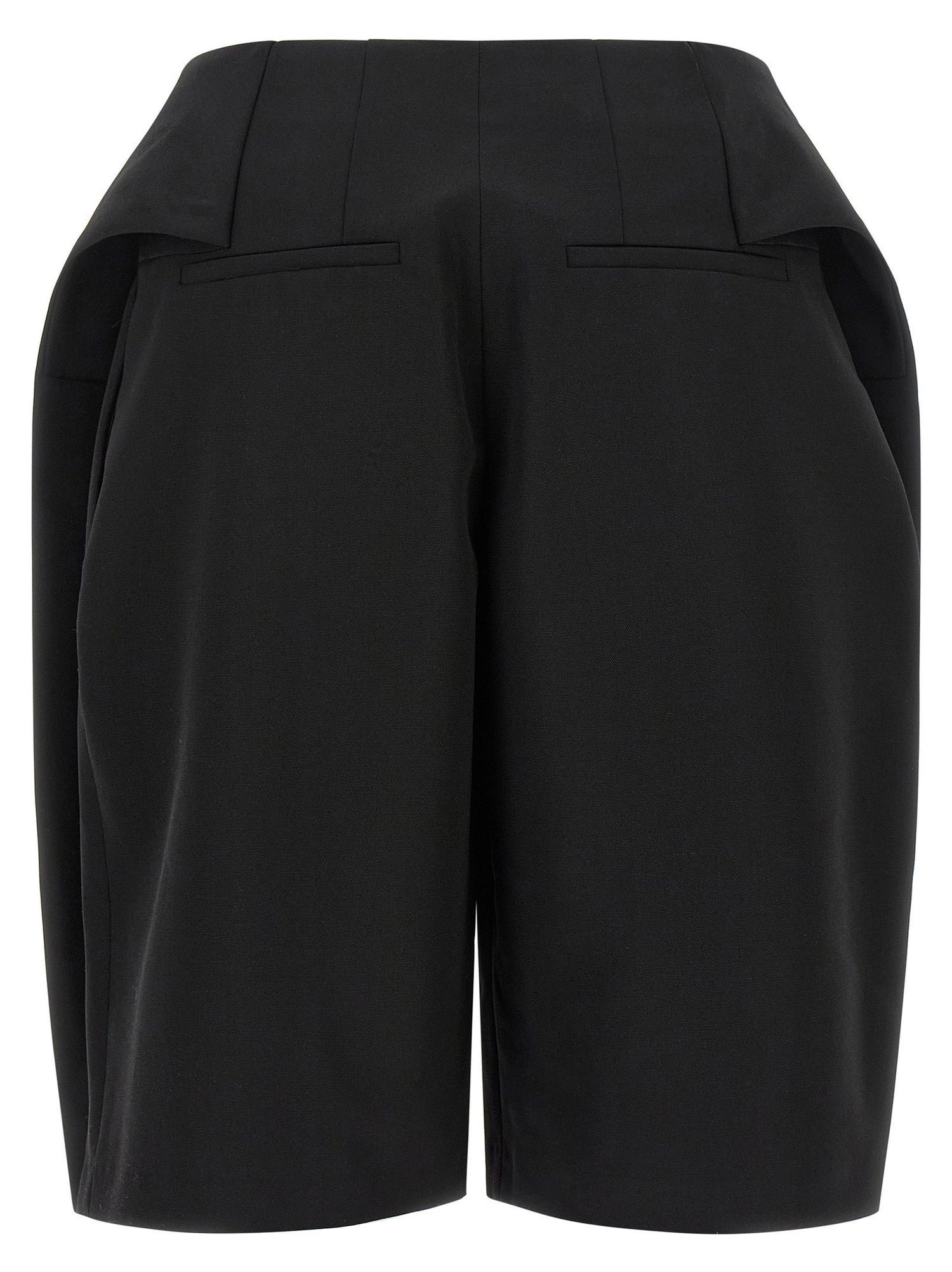 Jacquemus Le Short Cubisto Bermuda Shorts Black  