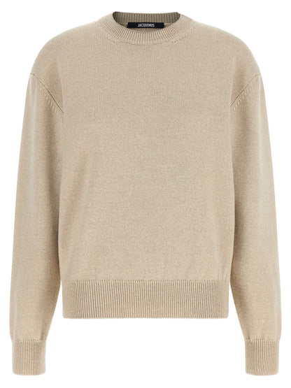 Jacquemus La Maille Moulin Sweater Beige