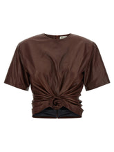 Magda Butrym 15 T-shirt Brown