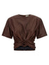 Magda Butrym 15 T-shirt Brown