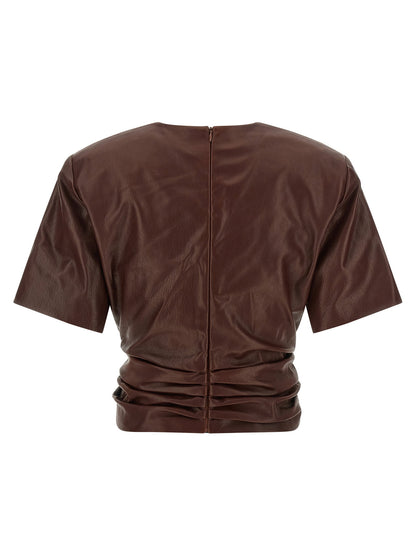 Magda Butrym 15 T-shirt Brown