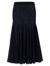 Magda Butrym Pf25 Knitwear 16 Skirt Skirt Blue