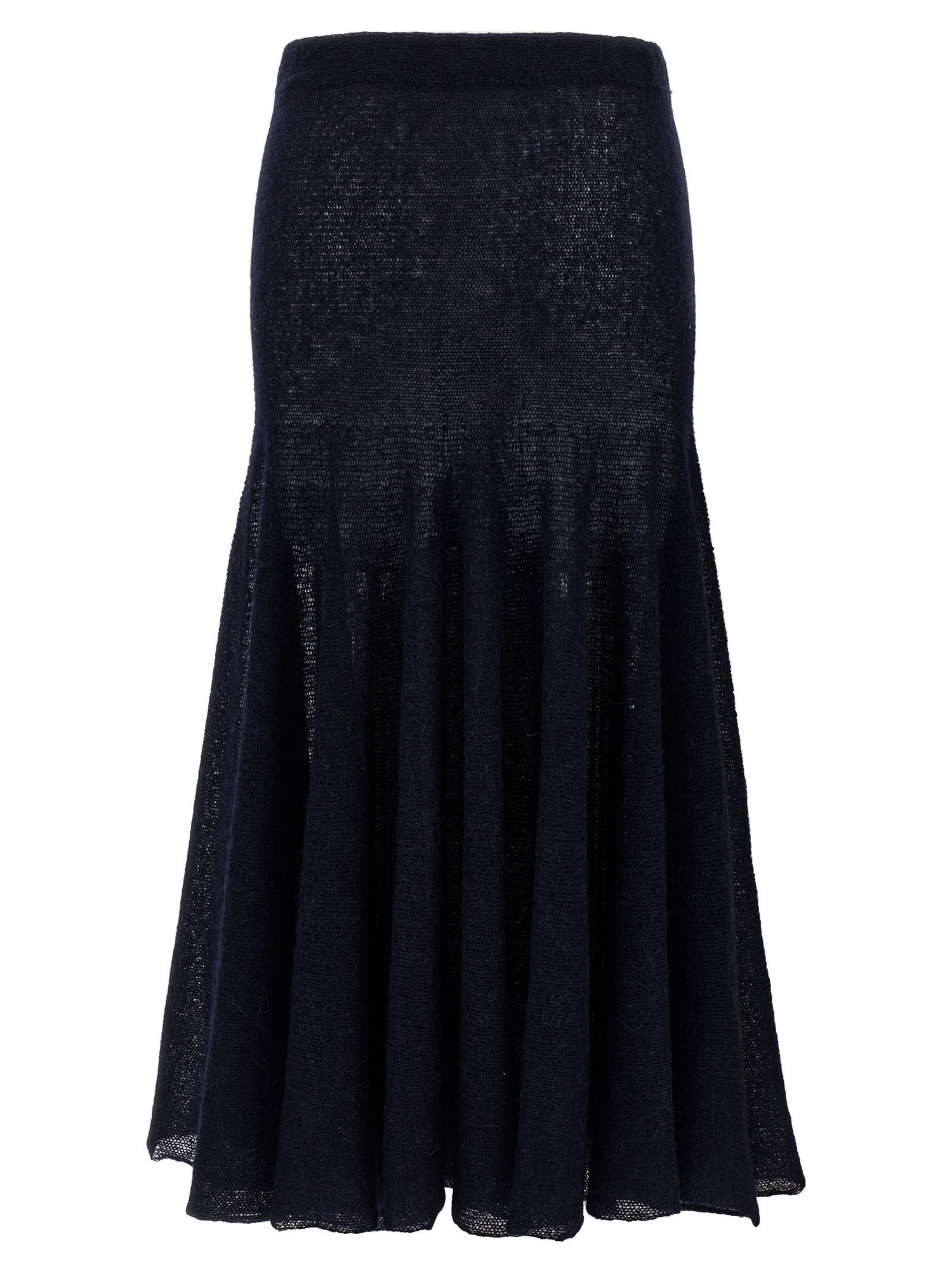 Magda Butrym Pf25 Knitwear 16 Skirt Skirt Blue