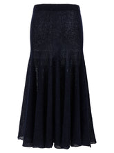 Magda Butrym Pf25 Knitwear 16 Skirt Skirt Blue