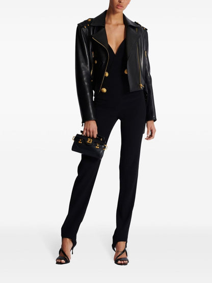 Crepe tailored jumpsuit