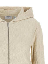 Off White Terry Off Sweatshirt Beige