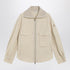 Moncler Light Beige Wool-Blend Zip Jacket Beige