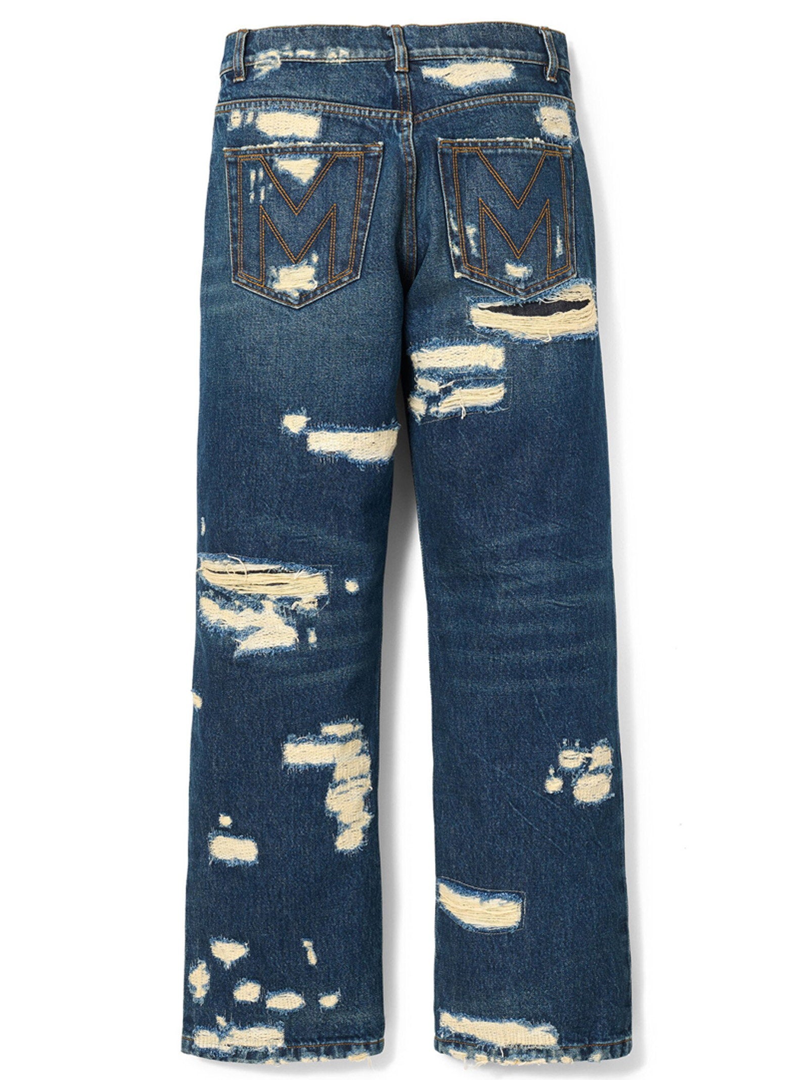 Marc Jacobs The Rip And Repair Straight Jean Jeans Blue