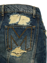 Marc Jacobs The Rip And Repair Straight Jean Skirt Blue