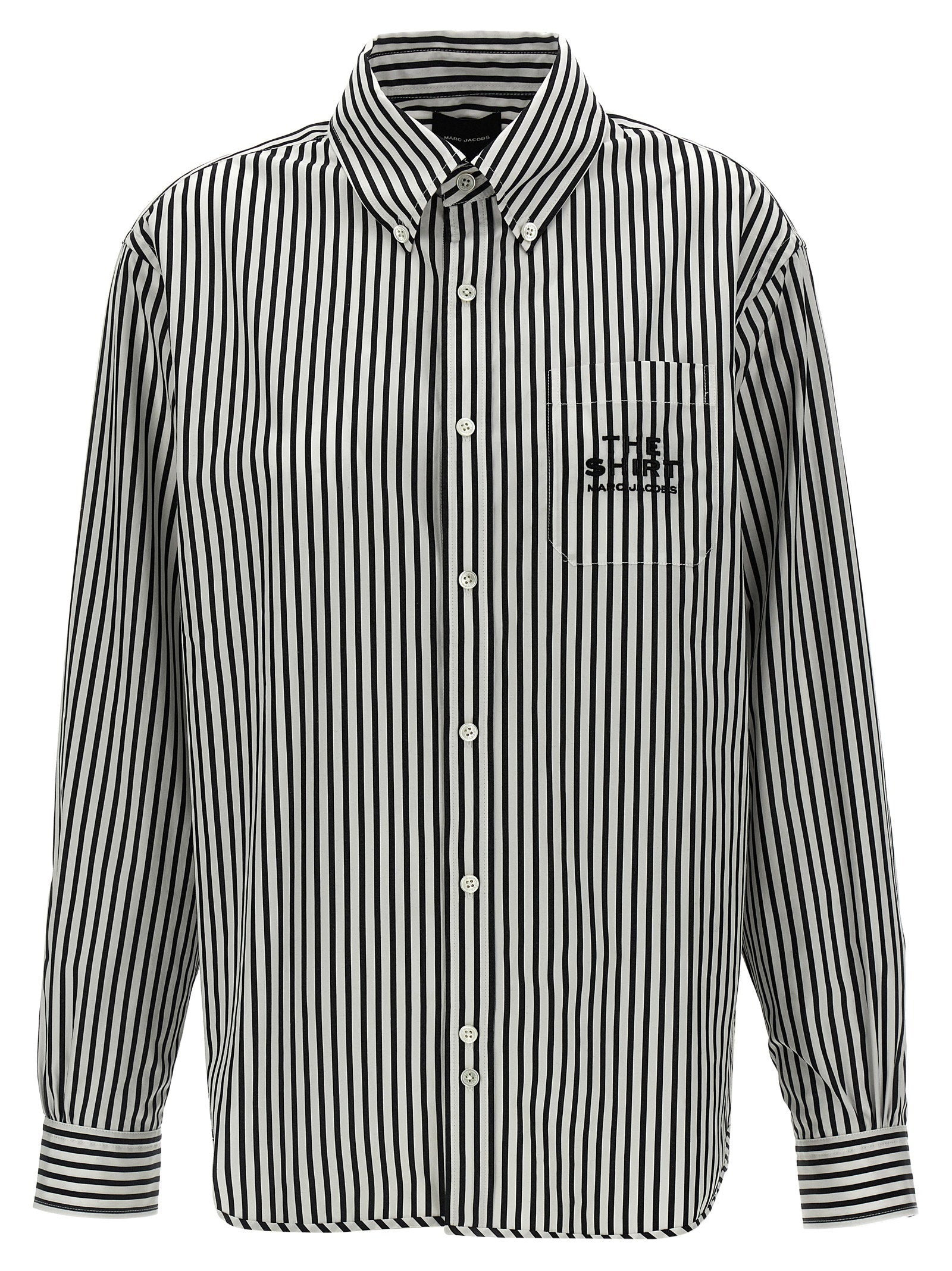 Marc Jacobs The Striped Shirt Shirt White/black