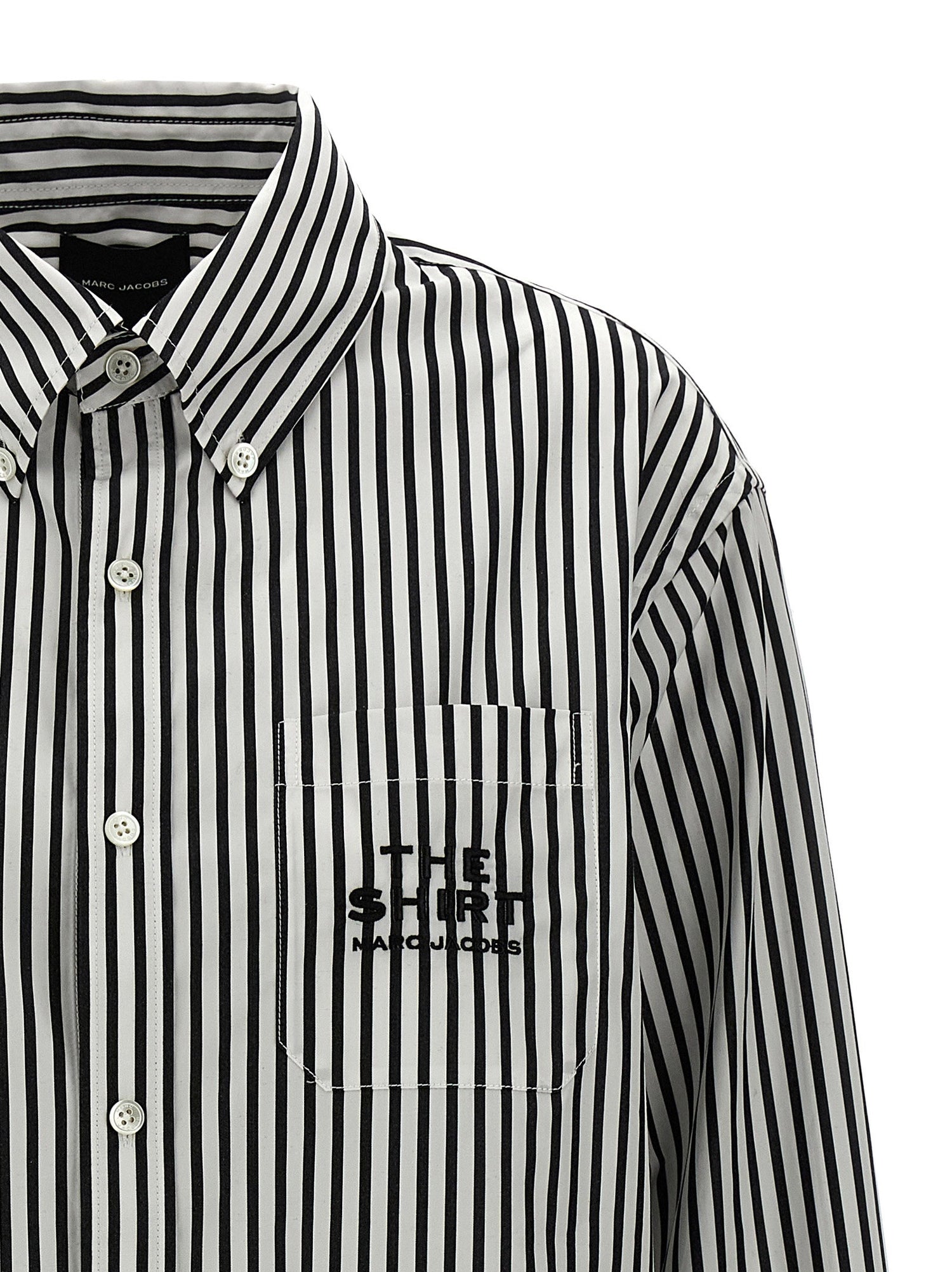 Marc Jacobs The Striped Shirt Shirt White/black