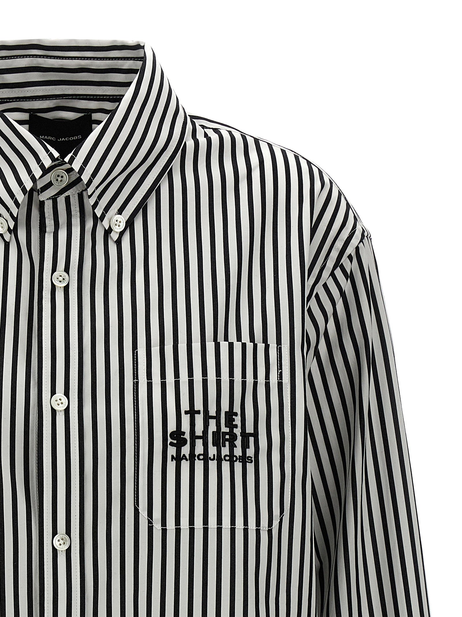 Marc Jacobs The Striped Shirt Shirt White/black