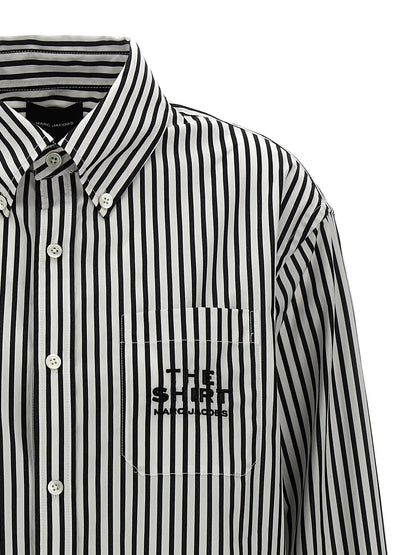 Marc Jacobs The Striped Shirt Shirt White/black