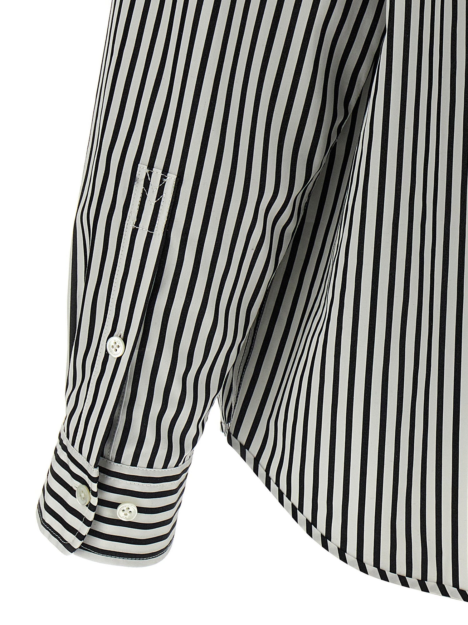 Marc Jacobs The Striped Shirt Shirt White/black