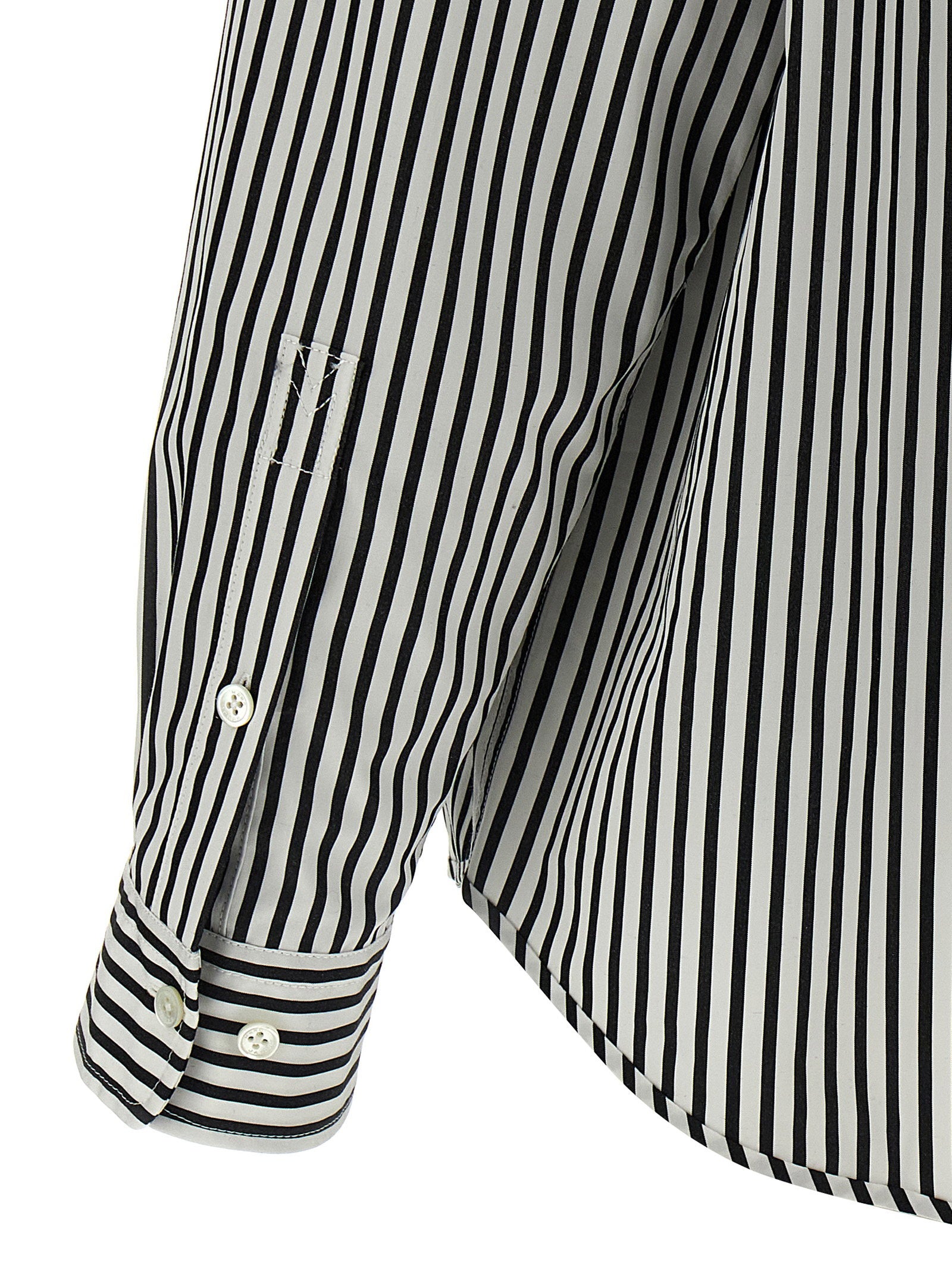 Marc Jacobs The Striped Shirt Shirt White/black