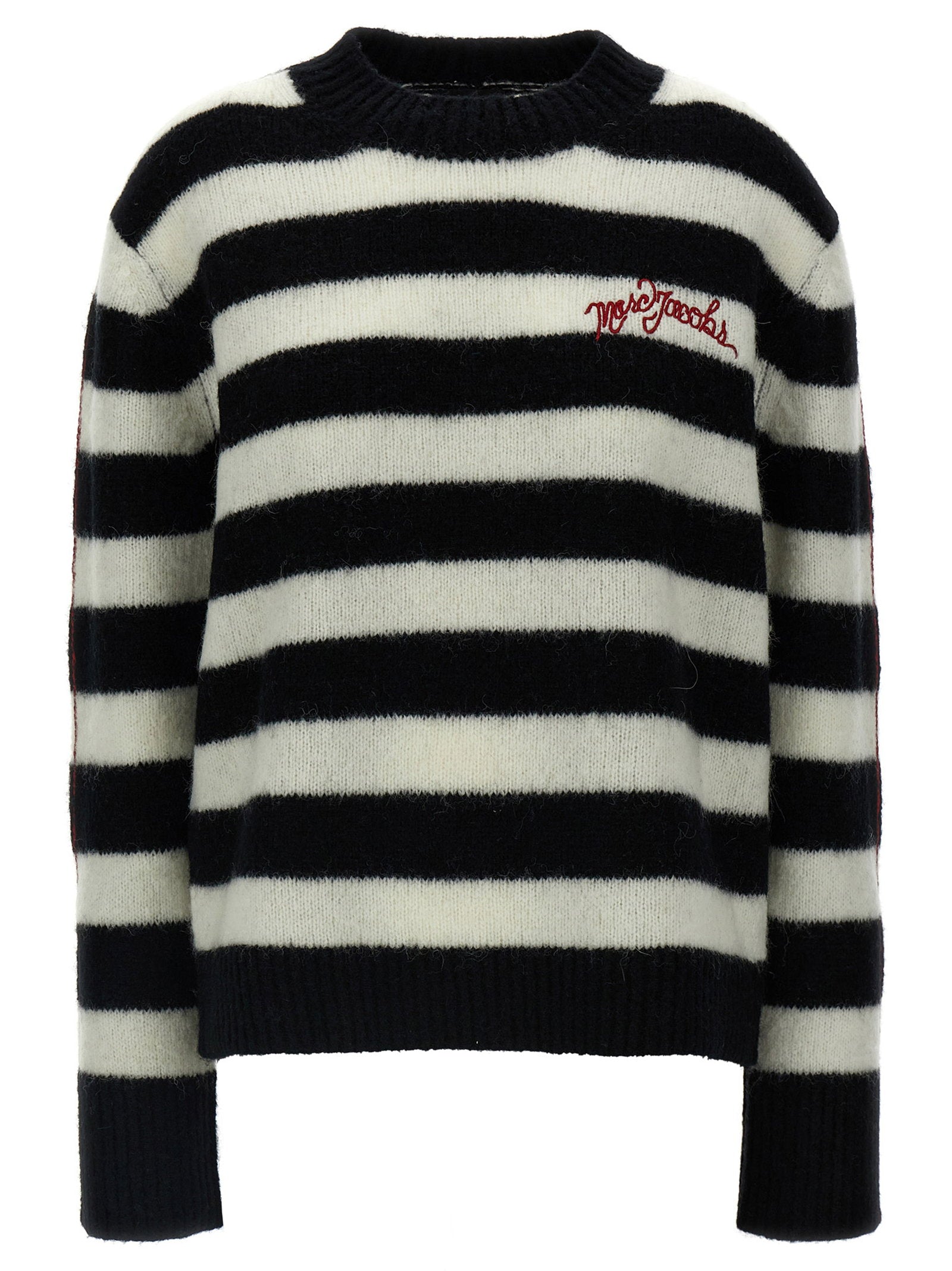 Marc Jacobs Striped Sweater White/black
