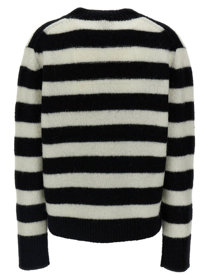 Marc Jacobs Striped Sweater White/black