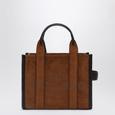 Marc Jacobs Small Copper Suede Tote Bag Brown
