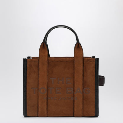 Marc Jacobs Small Copper Suede Tote Bag Brown